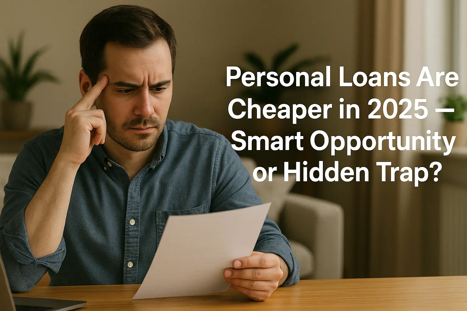 Personal Loans Are Cheaper in 2025 — Smart Opportunity or Hidden Trap?